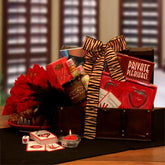 wedding gift basket, wedding basket, romantic gift, couples gift, romantic evening gift